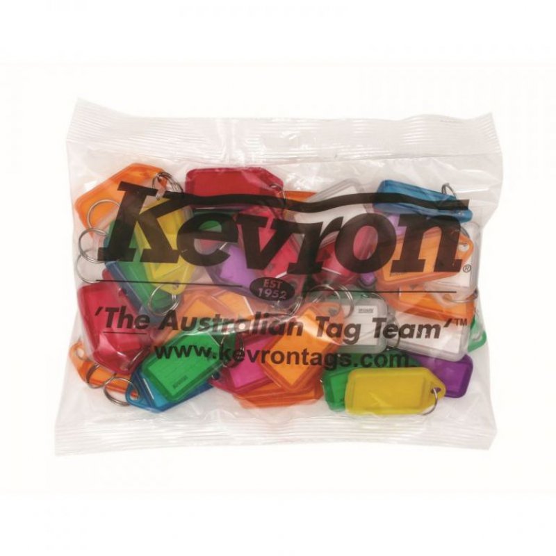 Visačka Kevron ID5 – balení sáček 50 ks mix barev
