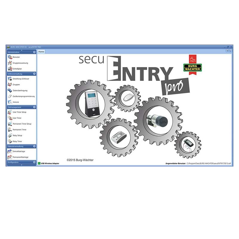 Software secuENTRY Pro 7083
                     width=